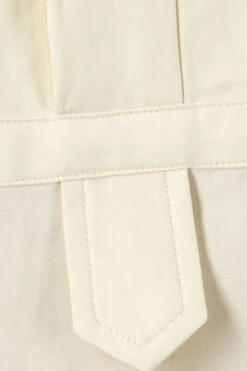 WASHED FINX TWILL HALF SLEEVED Pullover SHIRT - Light Yellow -VogueWard Store AURALEE WASHED FINX TWILL HALF SLEEVED Pullover SHIRT Light Yellow A24SS05TN 07