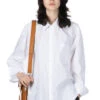 Cotton Long Shirt - White