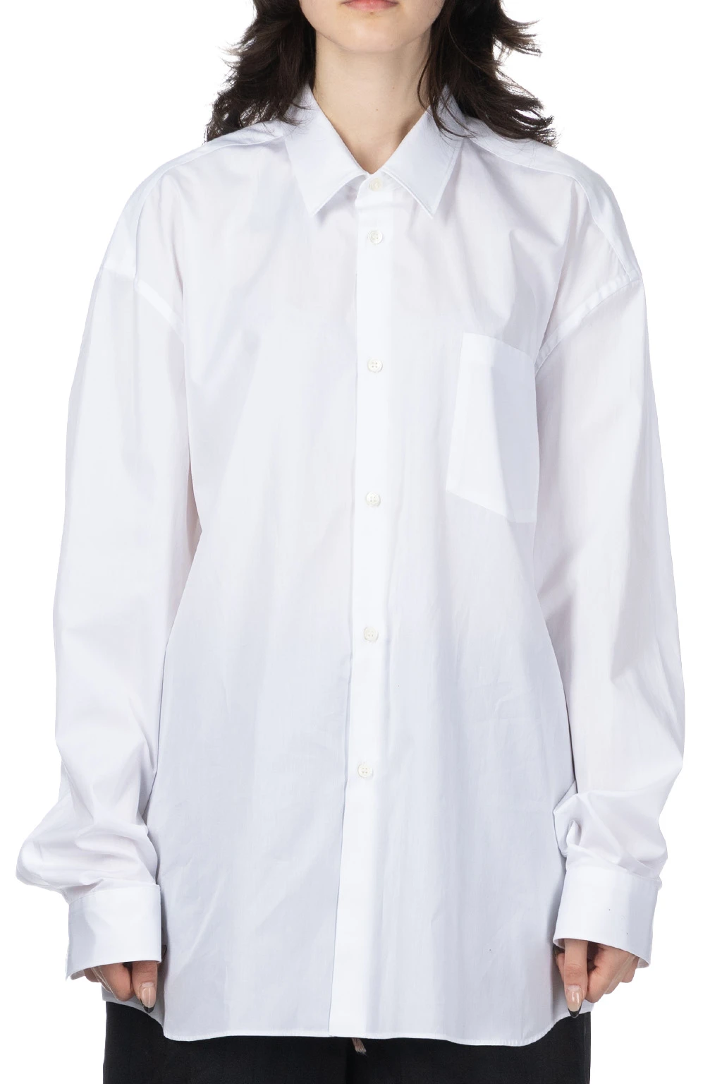 Cotton Long Shirt - White 4 Cotton Long Shirt - White - Image 2