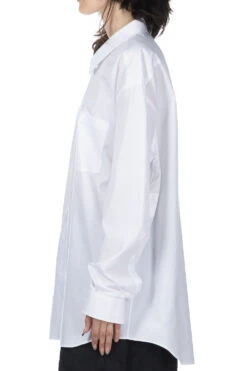 Cotton Long Shirt - White 11 Cotton Long Shirt - White -VogueWard Store Comme Des Garcons Comme Des Garcons Cotton Long Shirt White RM B013 051 1 noe 2003