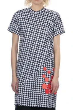 Front Page -VogueWard Store Comme Des Garcons Comme Des Garcons Print pinwheel Pattern x Red polka dots Dress RM T020 51 02