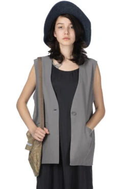 Cotton Vest - Grey