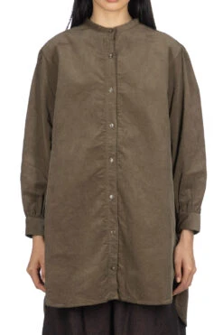 Front Page -VogueWard Store Ichi Corduroy Overshirt Khaki 220612 02