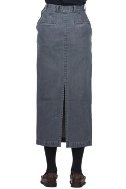 14oz BLKxECR Denim BOOGIE DAY Skirt- BNA -VogueWard Store Kapital 14oz BLKxECR Denim BOOGIE DAY Skirt BNA K2310SK097 BNA NOE 04