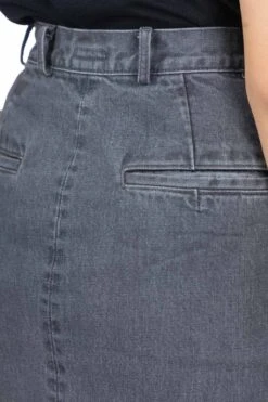 14oz BLKxECR Denim BOOGIE DAY Skirt- BNA -VogueWard Store Kapital 14oz BLKxECR Denim BOOGIE DAY Skirt BNA K2310SK097 BNA NOE 06