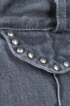 14oz BLKxECR Denim BOOGIE DAY Skirt- BNA -VogueWard Store Kapital 14oz BLKxECR Denim BOOGIE DAY Skirt BNA K2310SK097 BNA NOE 07