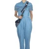 5.5oz X 8oz Denim Fringe Jumpsuit
