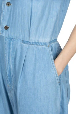 5.5oz X 8oz Denim Fringe Jumpsuit -VogueWard Store Kapital 55oz x 8oz Denim Fringe Jumpsuit K2304OP112 ac 26