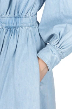 8oz Denim GYPSY Dress -VogueWard Store Kapital 8oz Denim GYPSY Dress K2304OP110 noe 25