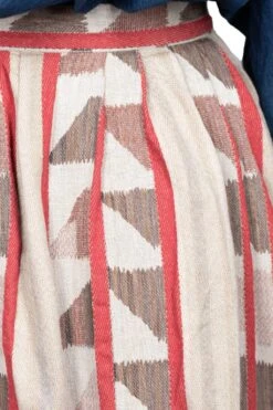 Cotton Pueblo Stripe HARVEST Skirt -VogueWard Store Kapital Cotton Pueblo Stripe HARVEST Skirt K2206SK141 noe 05