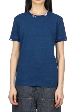 Front Page -VogueWard Store Kapital IDG Jersey x Jersey MAMESHIBORI Crew Rib T indigo EK 708 22 w