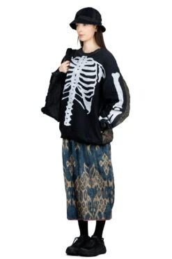 Java Kasuri Fleece Kettle Pants - Navy -VogueWard Store Kapital Java Kasuri Fleece Kettle Pants Navy K2110LP100 07