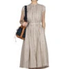 Linen CHIMA-MON Non-Sleeve GYPSY Dress - Natural 2 Linen CHIMA-MON Non-Sleeve GYPSY Dress - Natural -VogueWard Store Kapital Linen CHIMA MON Non Sleeve GYPSY Dress Natural K2305OP201 noe 20