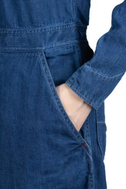 Shirt Denim All-In-One Skirt - Indigo -VogueWard Store Kapital Shirt Denim All In One Skirt Indigo EK 461 EK 1295 noe 05