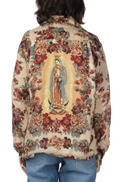 Silk Rayon CHAMPETRE MARIA DRIZZLE Open Collar Shirt - Natural -VogueWard Store Kapital Silk Rayon CHAMPETRE MARIA DRIZZLE Open Collar Shirt Natural K2403LS080 NAT 23 w