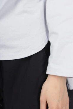 Jersey Crewneck Pullover - Light Grey -VogueWard Store NARU Jersey Crewneck Pullover Light Grey 654032 2006