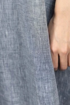 Linen Poplin Layerd Dress -VogueWard Store Nachukara Linen Poplin Layerd Dress nk335231 06