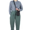 Linen Two Tuck Pants - Green -VogueWard Store Nachukara Linen Two Tuck Pants Green nk145461 01