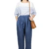 Tapered Pants - Blue -VogueWard Store Nachukara Tapered Pants Blue nK235261 01