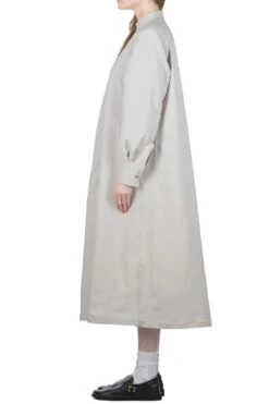ALPHADRY Shirt Dress - Pale Gray 11 ALPHADRY Shirt Dress - Pale Gray -VogueWard Store Nanamica ALPHADRY Shirt Dress Pale Gray SUFF355U PH 03