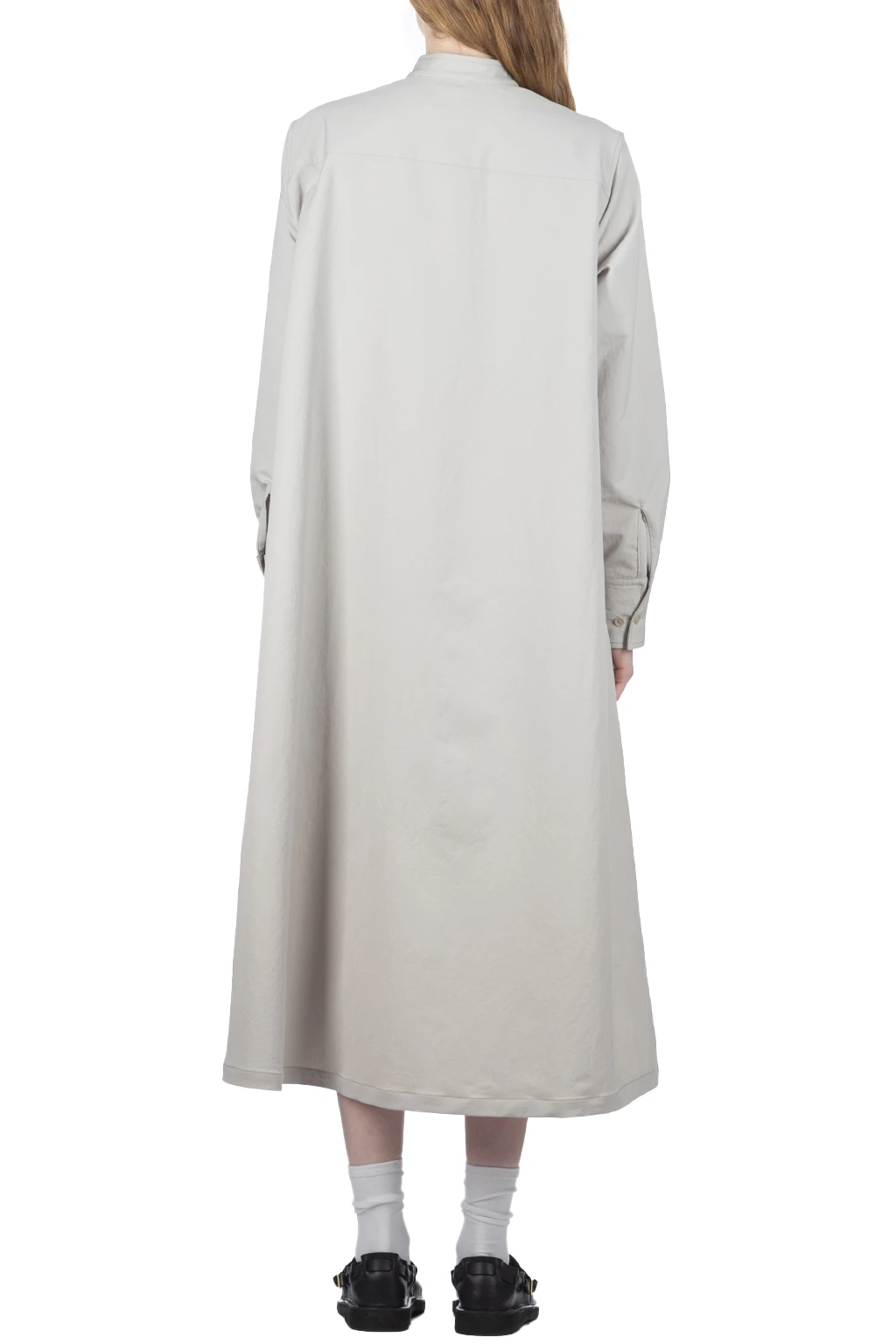 ALPHADRY Shirt Dress - Pale Gray 6 ALPHADRY Shirt Dress - Pale Gray - Image 4