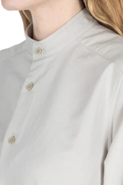 ALPHADRY Shirt Dress - Pale Gray 13 ALPHADRY Shirt Dress - Pale Gray -VogueWard Store Nanamica ALPHADRY Shirt Dress Pale Gray SUFF355U PH 05