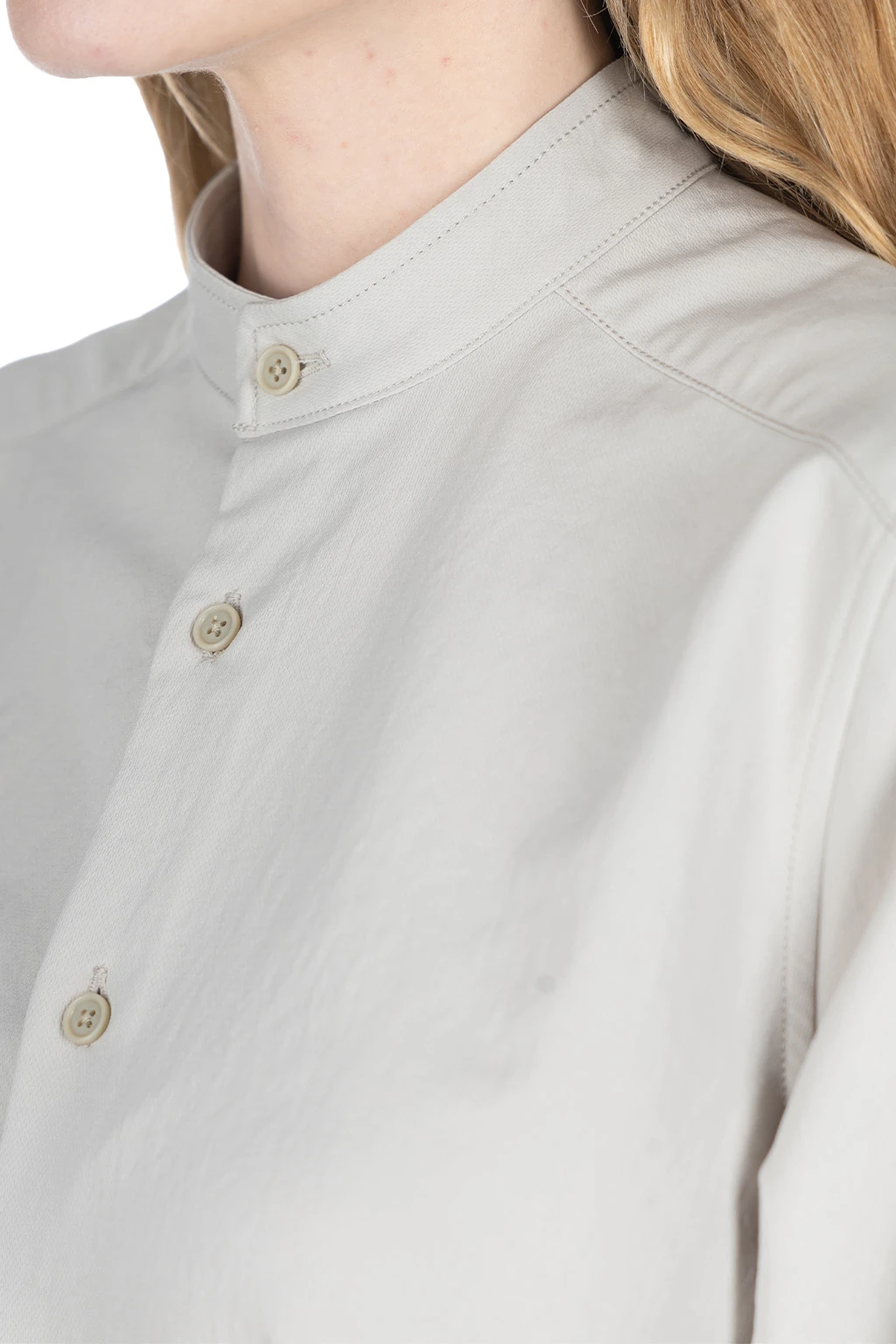 ALPHADRY Shirt Dress - Pale Gray 7 ALPHADRY Shirt Dress - Pale Gray - Image 5