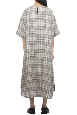Linen Long Dress - Natural -VogueWard Store Nofl Linen Long Dress Natural 644207310 04
