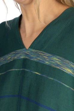 Tan Cotton Dress -VogueWard Store Tamaki Niime Tan Cotton Dress 115871 05