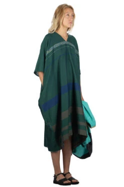 Tan Cotton Dress -VogueWard Store Tamaki Niime Tan Cotton Dress 115871 09