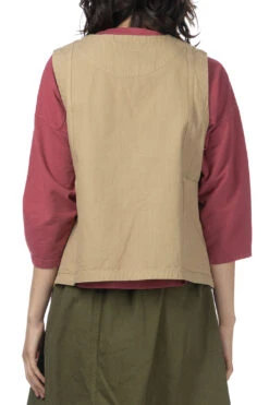 Zimbabwe Switch Big Pocket Vest - Light -VogueWard Store Tigre Brocante Zimbabwe Switch Big Pocket Vest Light LVE60F80504 04